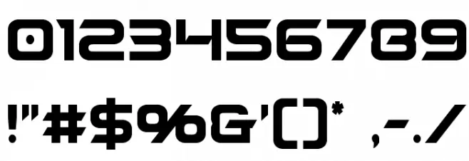 Dameron Condensed Font OTHER CHARS