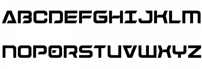 Dameron Condensed Schriftart Groß