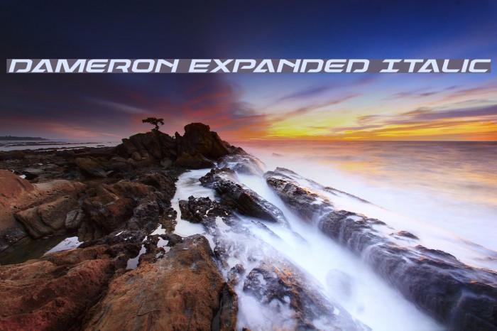 Dameron Expanded Italic Example 2