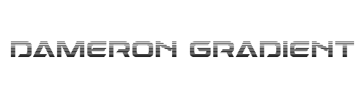 Dameron Gradient Font