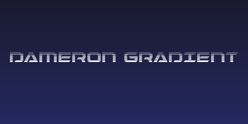 Dameron Gradient Social Header