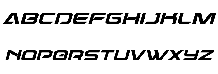 Dameron Italic Font LOWERCASE