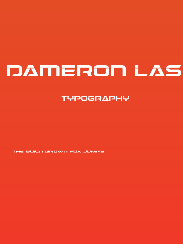 Dameron Laser Poster