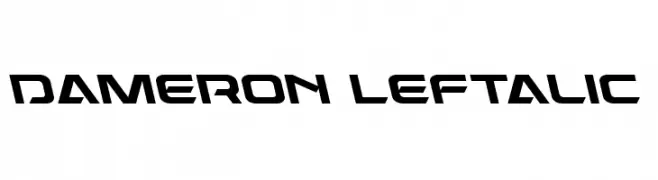 Dameron Leftalic  Fuentes Gratis Descargar