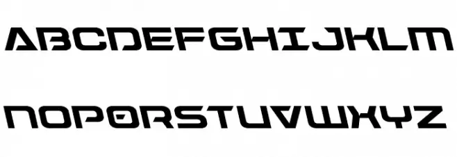Dameron Leftalic Шрифта ВЕРХНИЙ