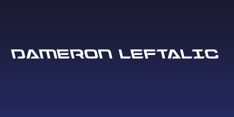Dameron Leftalic Social Header