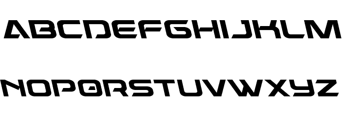 Dameron Leftalic Font LOWERCASE