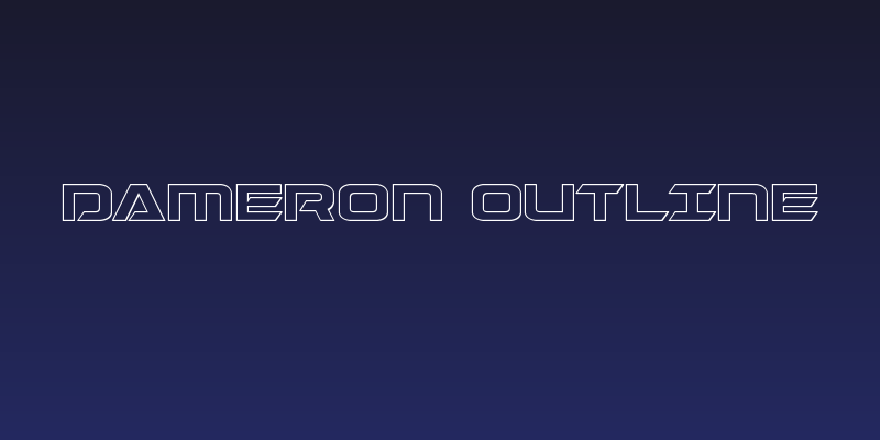 Dameron Outline Social Header