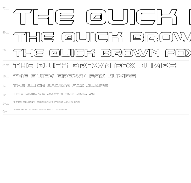 Dameron Outline Waterfall