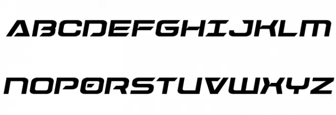 Dameron Semi-Italic 字体 大写