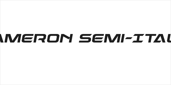 Dameron Semi-Italic Logo