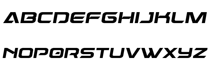 Dameron Semi-Italic Font LOWERCASE