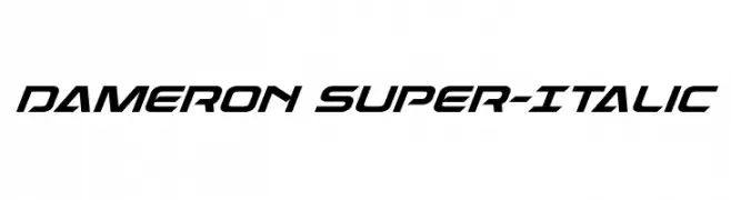 Dameron Super-Italic  Fuentes Gratis Descargar