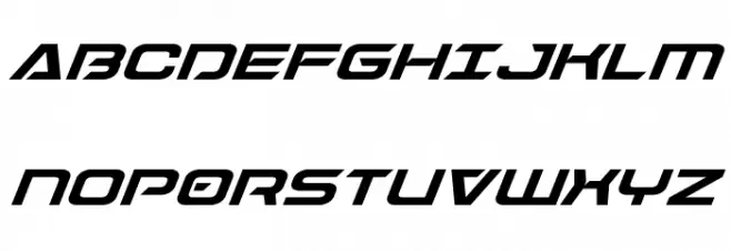 Dameron Super-Italic Шрифта ВЕРХНИЙ