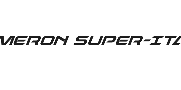 Dameron Super-Italic Logo