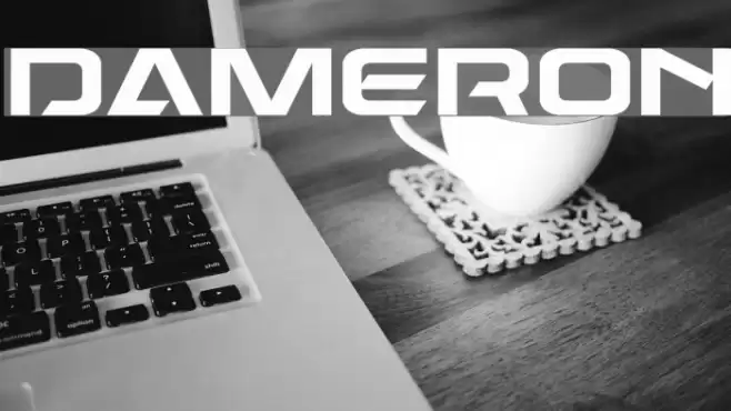 Dameron Font examples