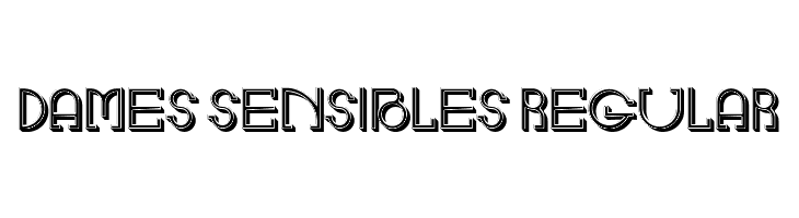 Dames Sensibles Regular  नि: शुल्क फ़ॉन्ट्स डाउनलोड