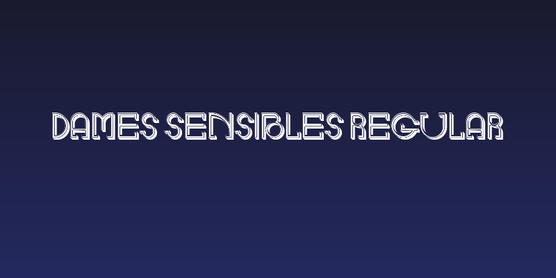 Dames Sensibles Regular Social Header