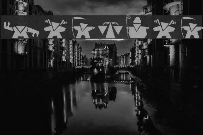 Damgram Font examples