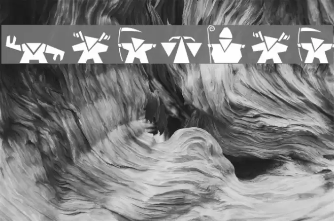 Damgram Font examples