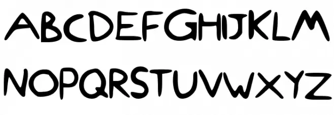 Dami_Was_Here Schriftart Groß