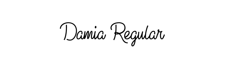 Damia Regular  Descarca Fonturi Gratis