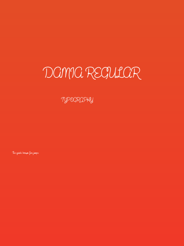 Damia Regular Poster