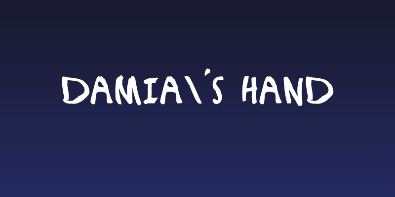 Damia's Hand Social Header