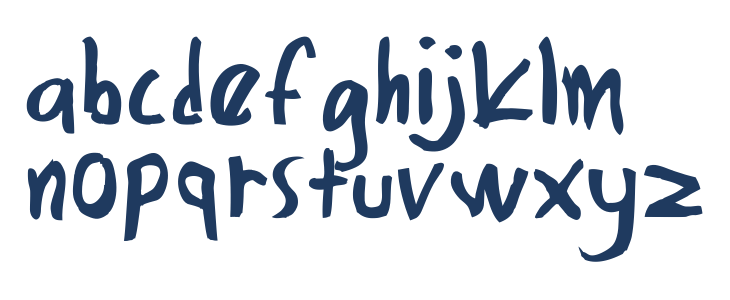 Damia's Hand Lowercase