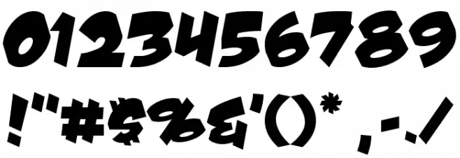 Damn Noisy Kids Font OTHER CHARS