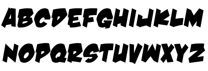 Damn Noisy Kids Font LOWERCASE