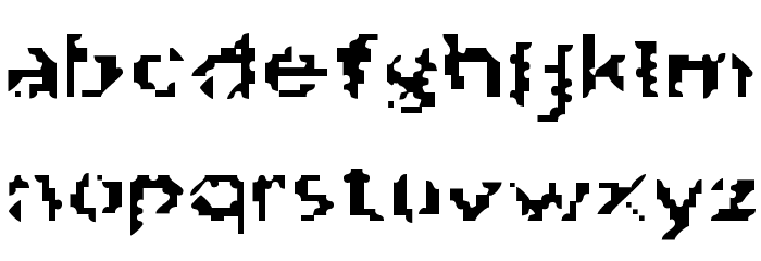 Damn the Man Font LOWERCASE