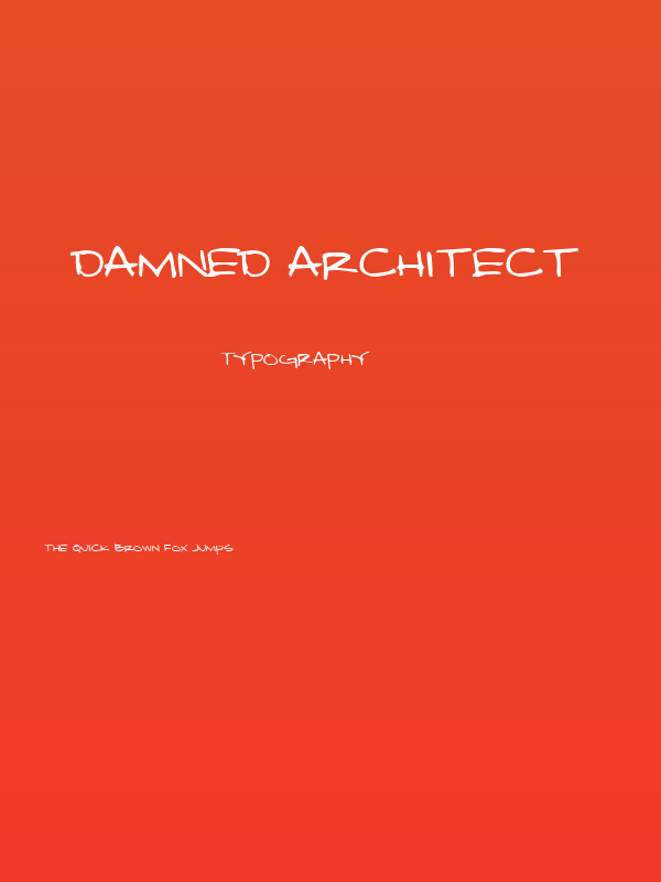 Damned Architect Poster