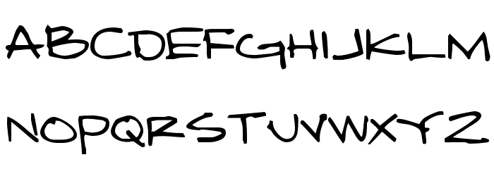 Damned Architect Font LOWERCASE