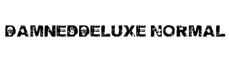 DamnedDeluxe Normal  Fuentes Gratis Descargar