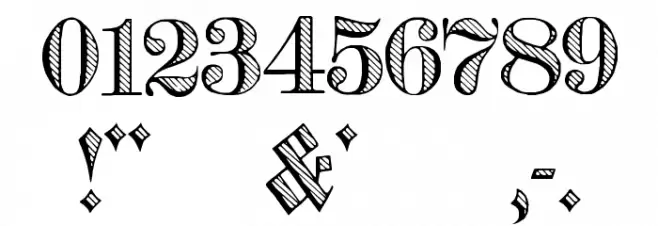 Dampfplatz DemiBold Font OTHER CHARS