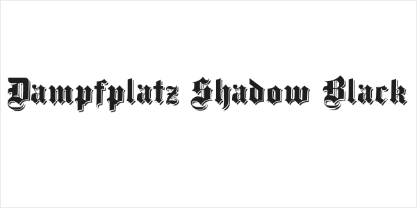 Dampfplatz Shadow Black Logo