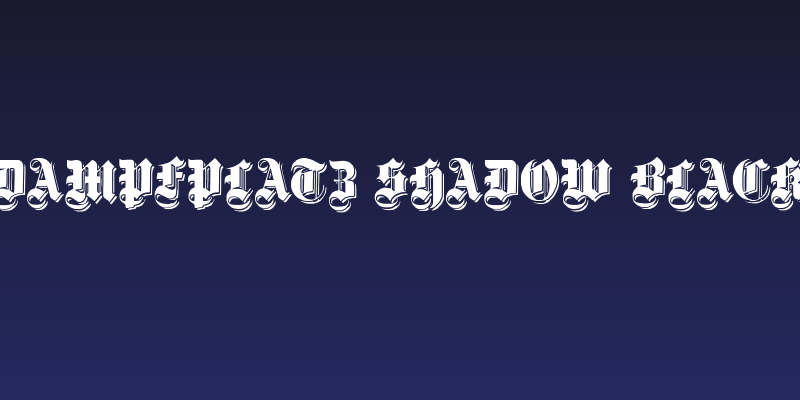 Dampfplatz Shadow Black Social Header