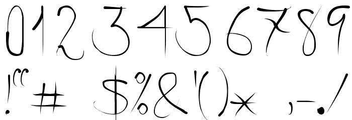 Dan ` Donne Font OTHER CHARS