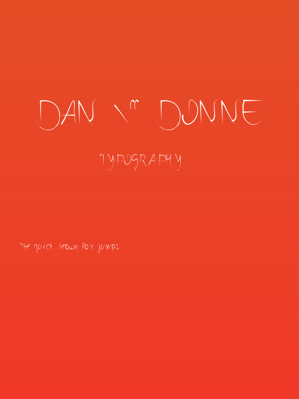 Dan " Donne Poster