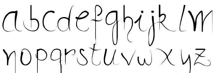 Dan ` Donne Font LOWERCASE