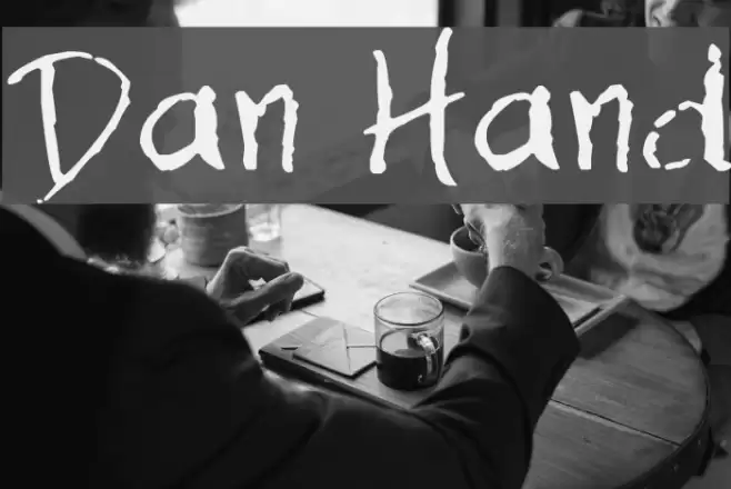 Dan Hand Font examples