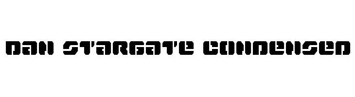 Dan Stargate Condensed  免费字体下载