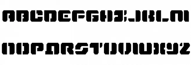 Dan Stargate Condensed Fonte MAIÚSCULAS