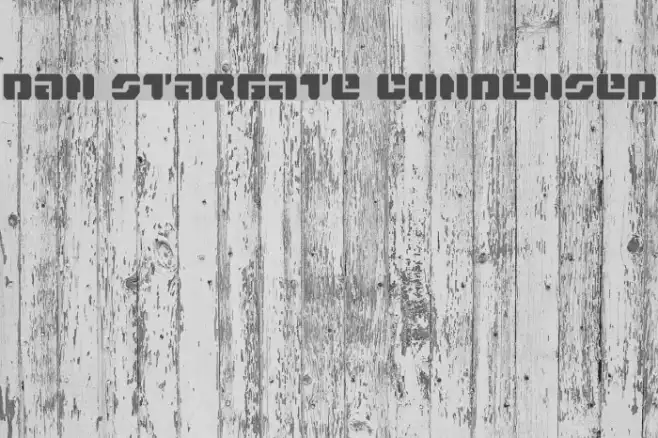Dan Stargate Condensed Example 2