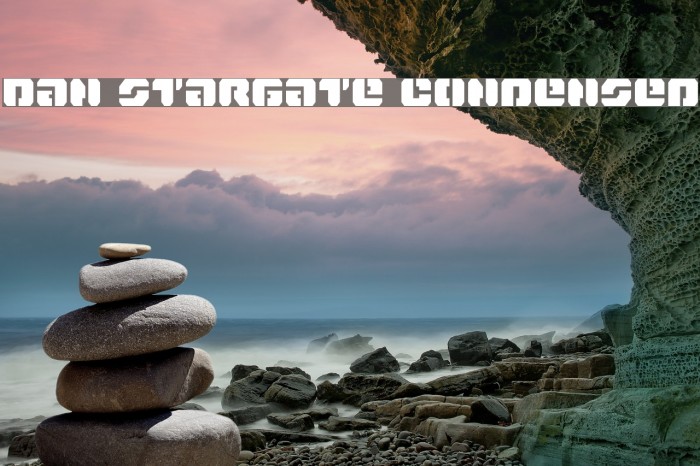 Dan Stargate Condensed Font examples