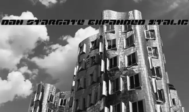 Dan Stargate Expanded Italic Fuentes examples