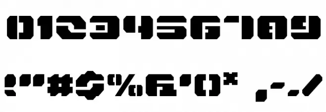 Dan Stargate Expanded Font OTHER CHARS