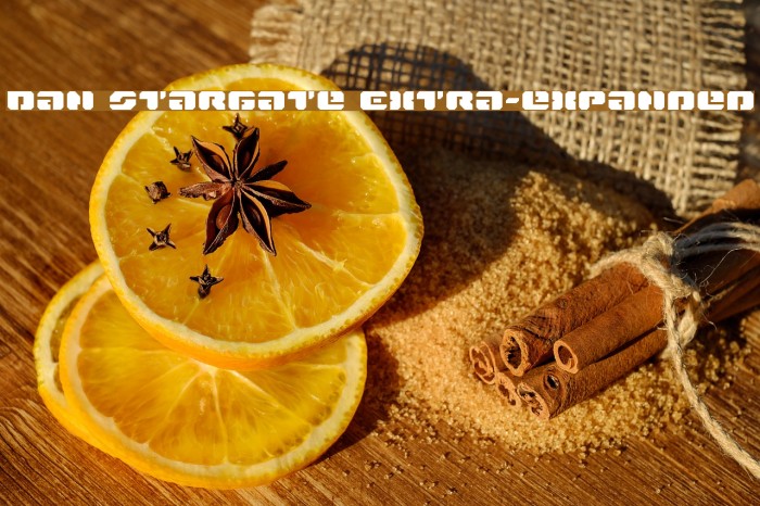 Dan Stargate Extra-expanded Font examples