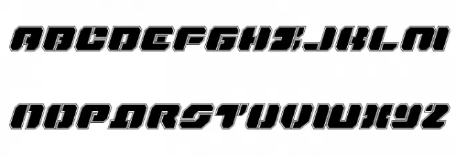 Dan Stargate Pro Italic 字体 大写
